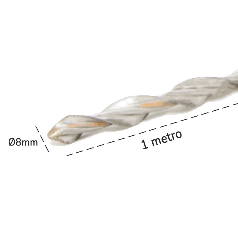 BarreelicoidaliDakotaHelikonProinacciaioinoxAISI316-Ø8mmx1mt(20pz)