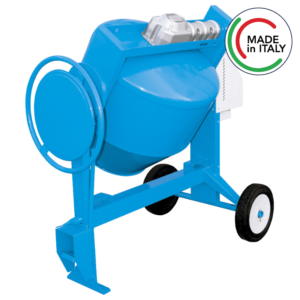 BetonieraabicchieresilenziataPolieriTech-PC300ltmonofase1.5kWconribaltamentopignoneecorona