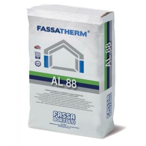 Collante-RasanteFassaAL88alleggeritoabasecementiziabiancoperSistemiFassatherm(Saccoda25Kg)
