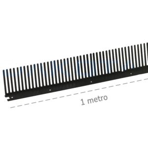 FermapasseriapettineDakota110x1000mminpolipropilenenero(150pz)
