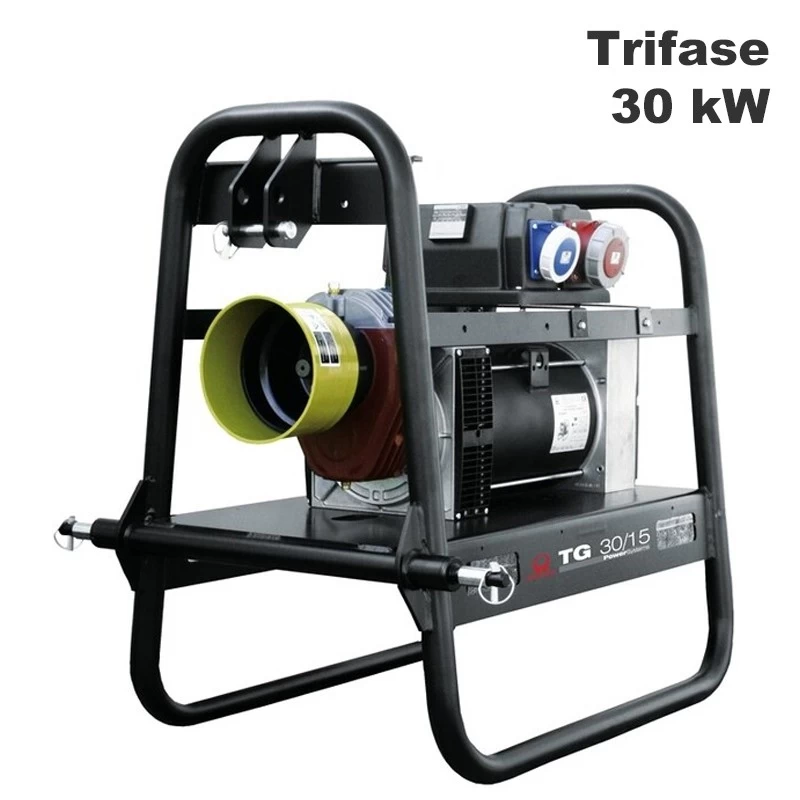 GeneratoredicorrenteacardanopertrattoriPramacTG30/15Trifase30kWconAVR