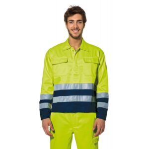 GiubbinodalavoroestivoLogica847HVconbanderifrangentiadaltavisibilità(tg.S-3XL)