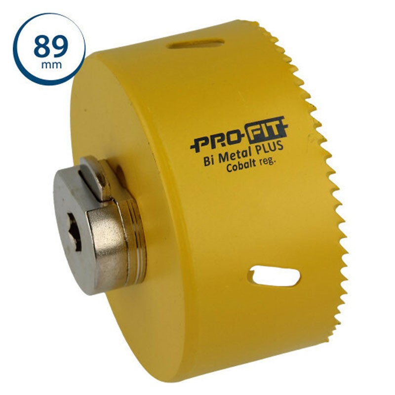 SegaatazzaProFitBiMetalPlusClick&Drillpassoregolareperforaturalamieremetalliche,89mm