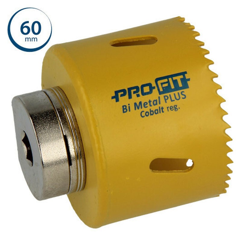 SegaatazzaProFitBiMetalPlusClick&Drillpassoregolareperforaturalamieremetalliche,60mm
