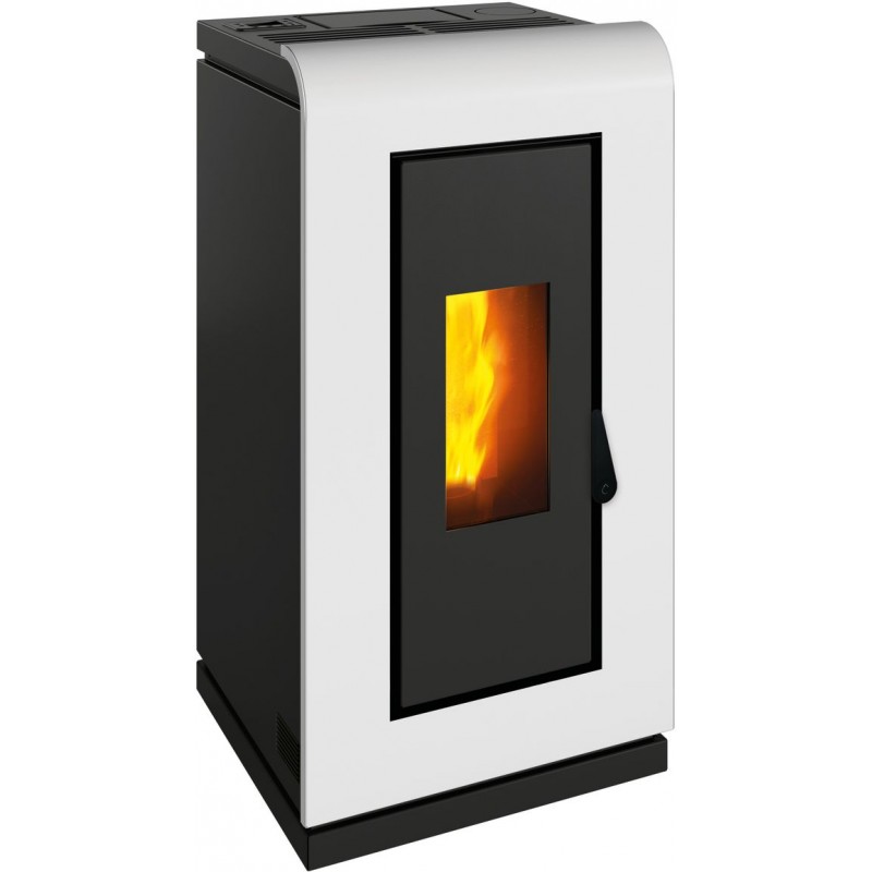 StufaapelletermeticaTermoVanaKing14BiancoOpacocanalizzabile,12,6kW